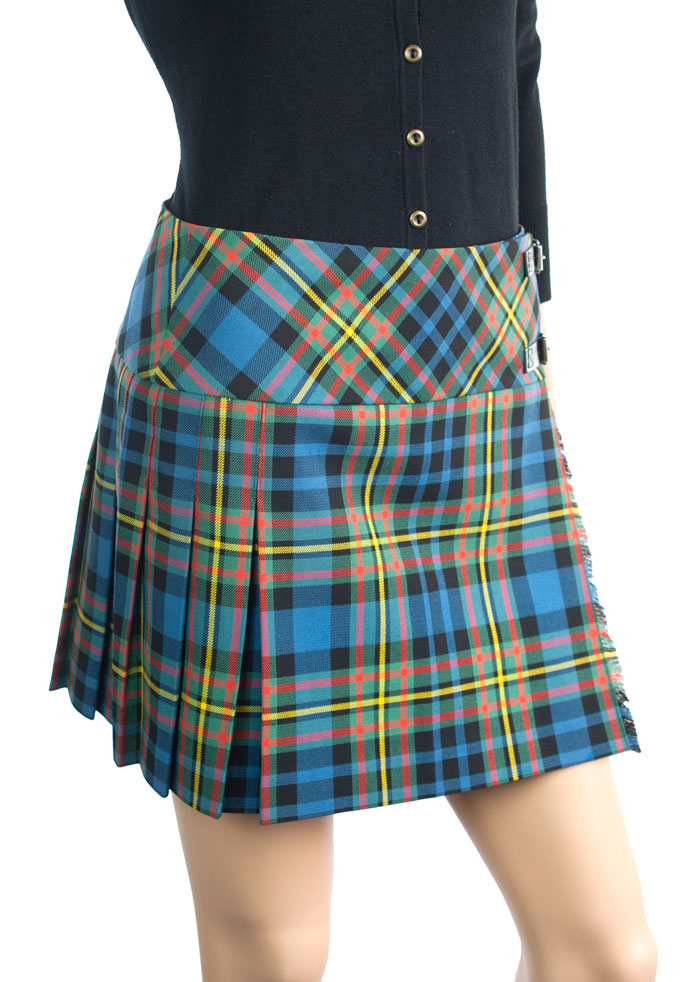 Skirt, Ladies Billie Kilt, Washable, MacLellan Tartan